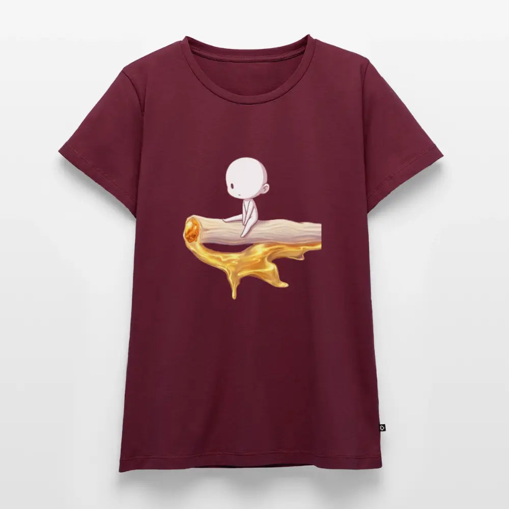 Chillin on a Joint Frauen Bio T-Shirt - Burgunderrot