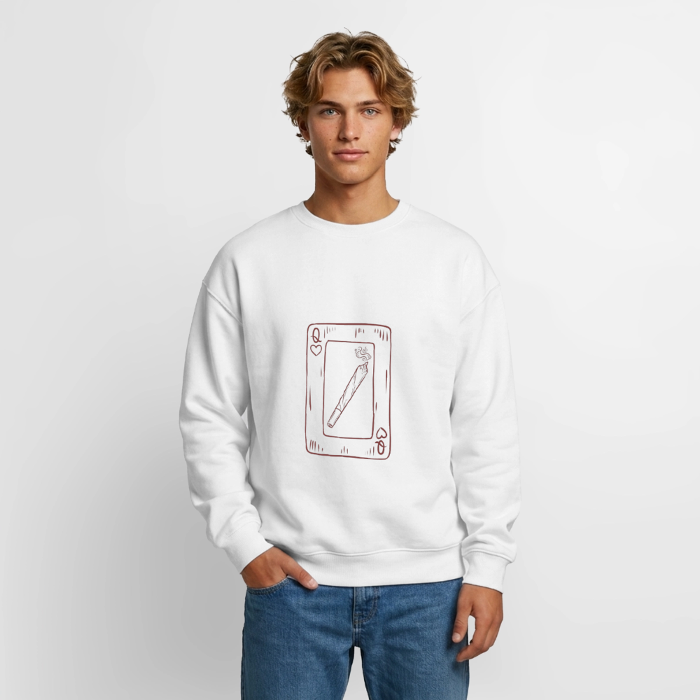 Oversized Heavyweight Unisex Sweatshirt - Weiß