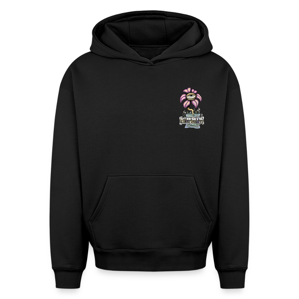 Make Something Oversized Heavyweight Unisex Hoodie - Schwarz
