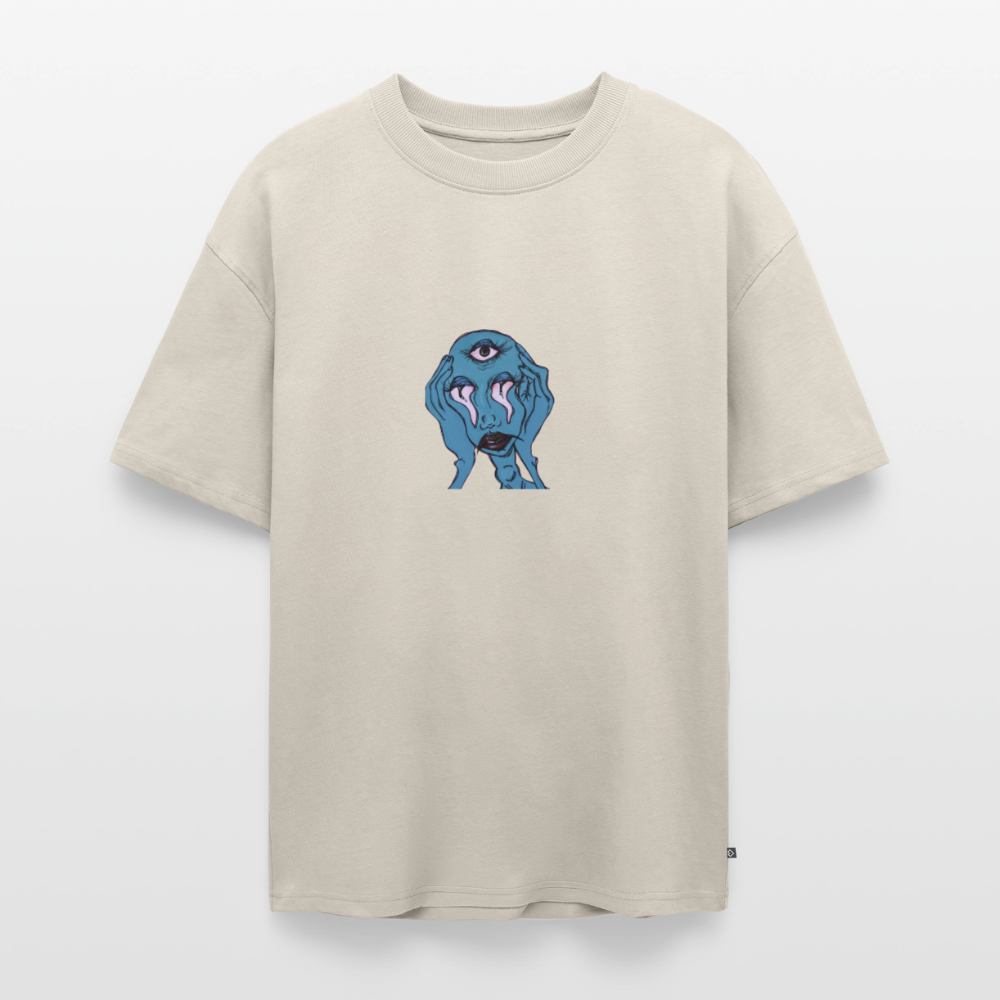 Der Fluch Unisex Premium Oversized Bio T-Shirt - Beige