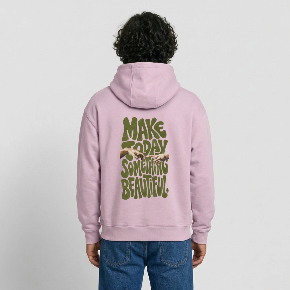 Make Something Oversized Heavyweight Unisex Hoodie - Altrosa