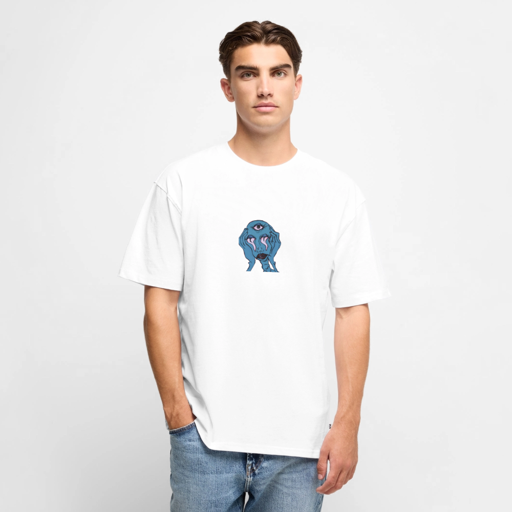 Der Fluch Unisex Premium Oversized Bio T-Shirt - Weiß