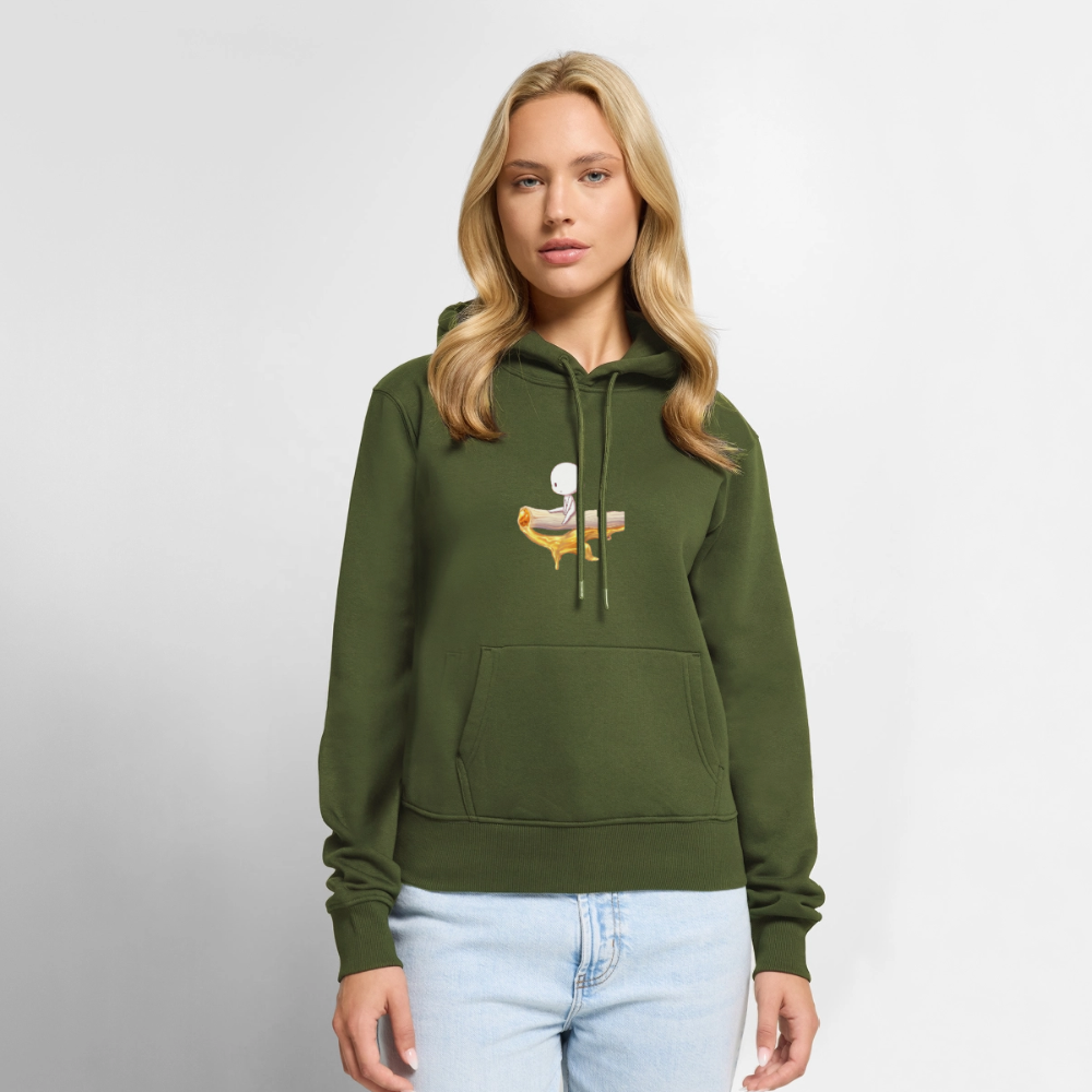 Chillin on a Joint Frauen Bio Hoodie - Khaki