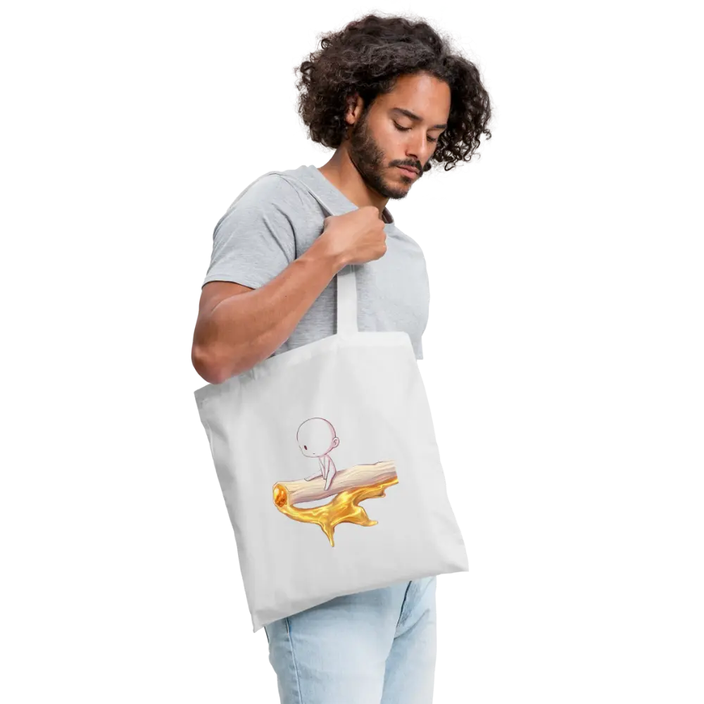 Chillin on a Joint Stoffbeutel - Weiß