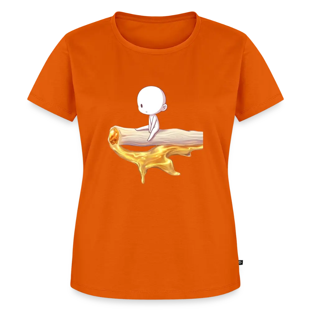 Chillin on a Joint Frauen Bio T-Shirt - Orange 