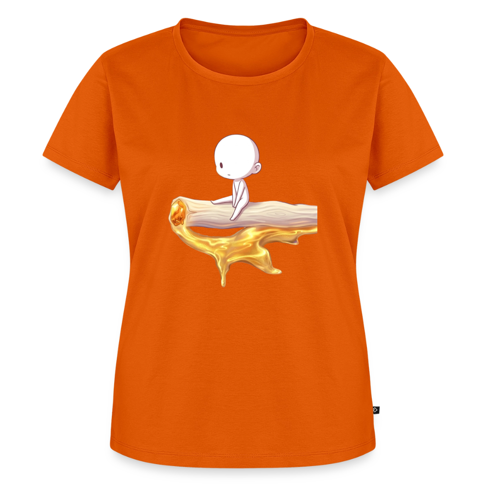 Chillin on a Joint Frauen Bio T-Shirt - Orange 