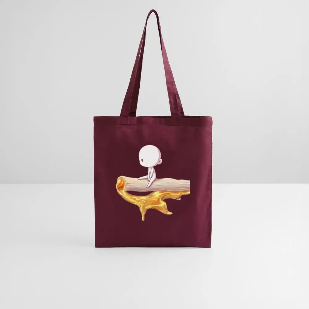 Chillin on a Joint Stoffbeutel - Burgunderrot