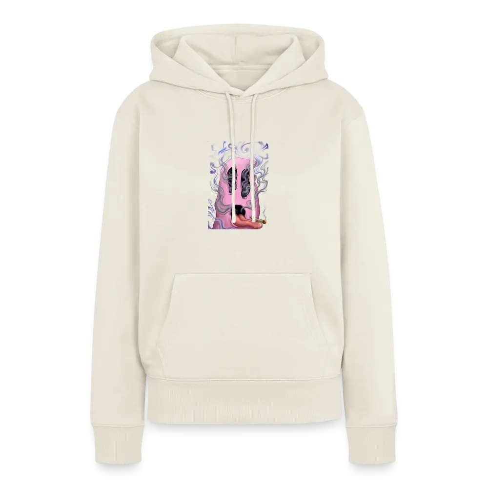 Ghostface Frauen Premium Hoodie - Naturweiß