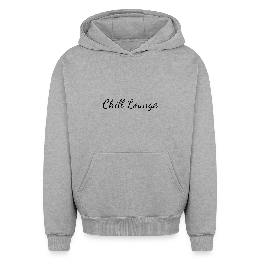 Chilllounge Special Oversized Heavyweight Unisex Hoodie - Grau meliert