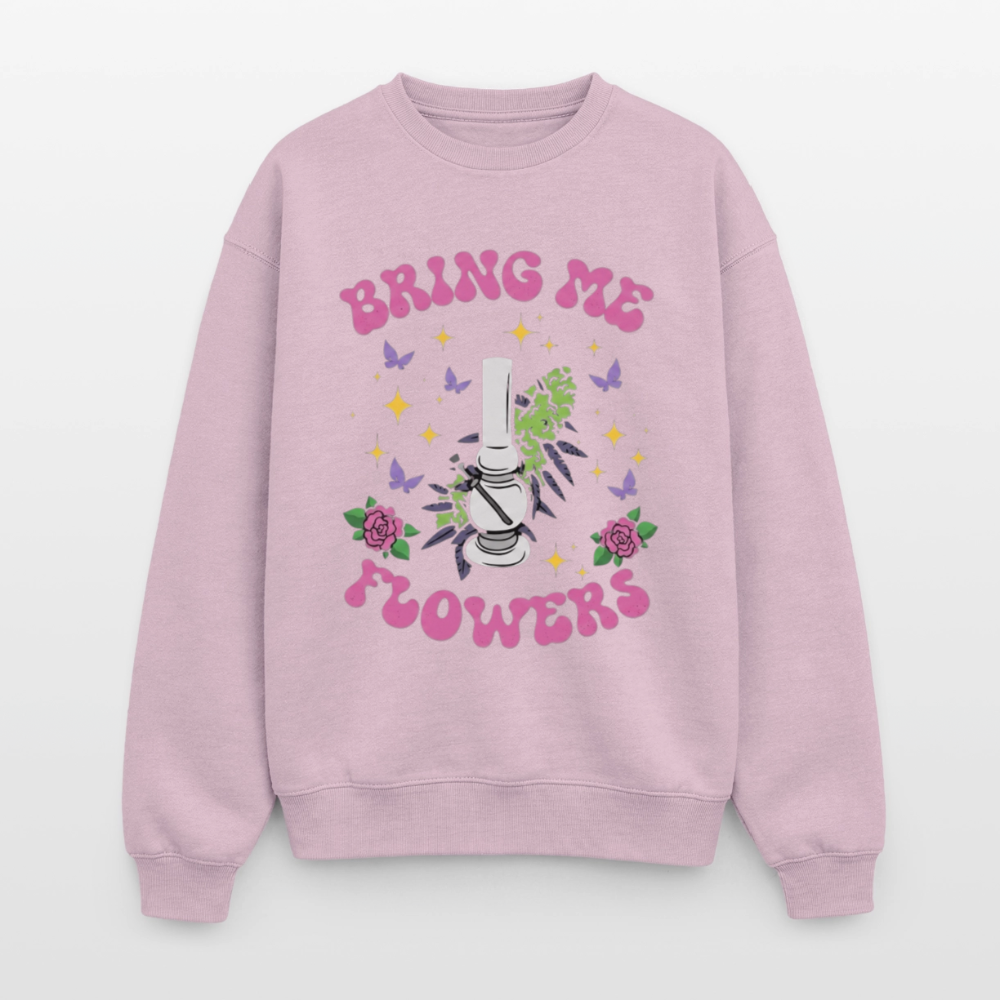 Bring me Flowers Oversized Unisex Sweatshirt - Altrosa