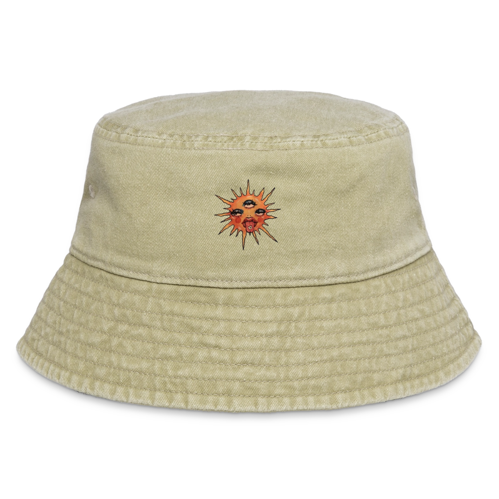 Sun Vintage Bucket Hat - Vintage Beige