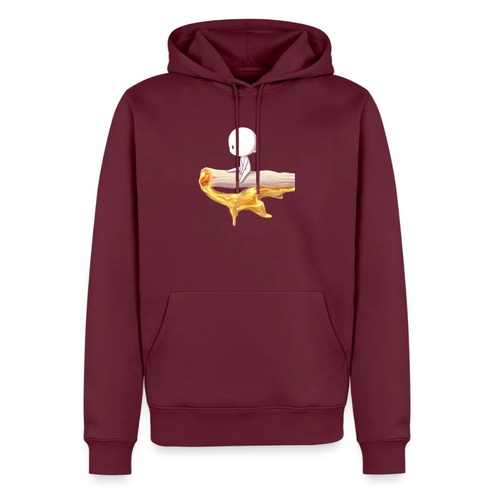 Chillin on a Joint Bio Hoodie - Burgunderrot
