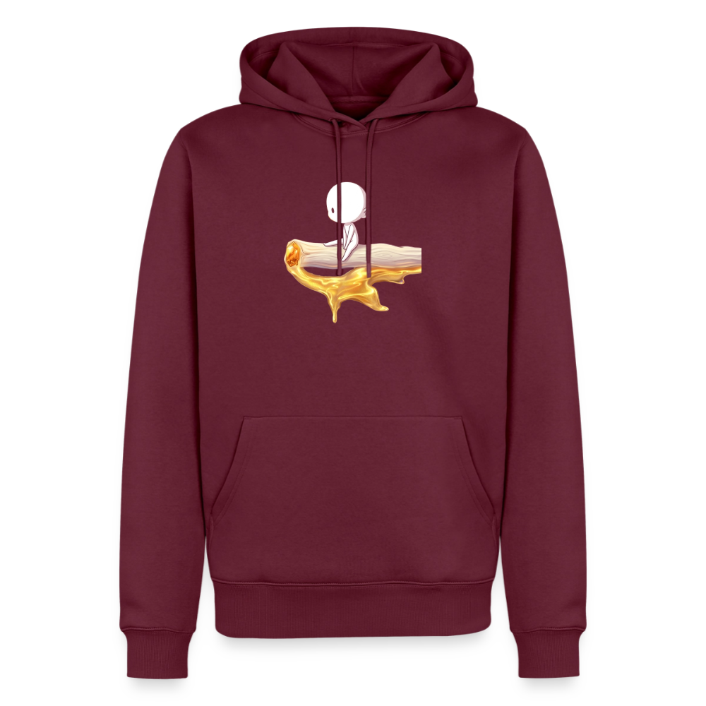 Chillin on a Joint Bio Hoodie - Burgunderrot