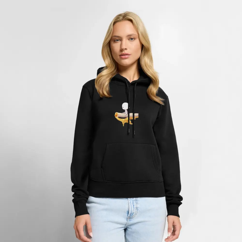Chillin on a Joint Frauen Bio Hoodie - Schwarz