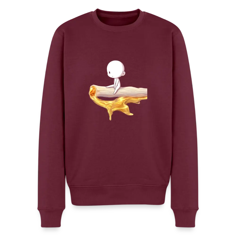 Chillin on a joint Sweatshirt - Burgunderrot