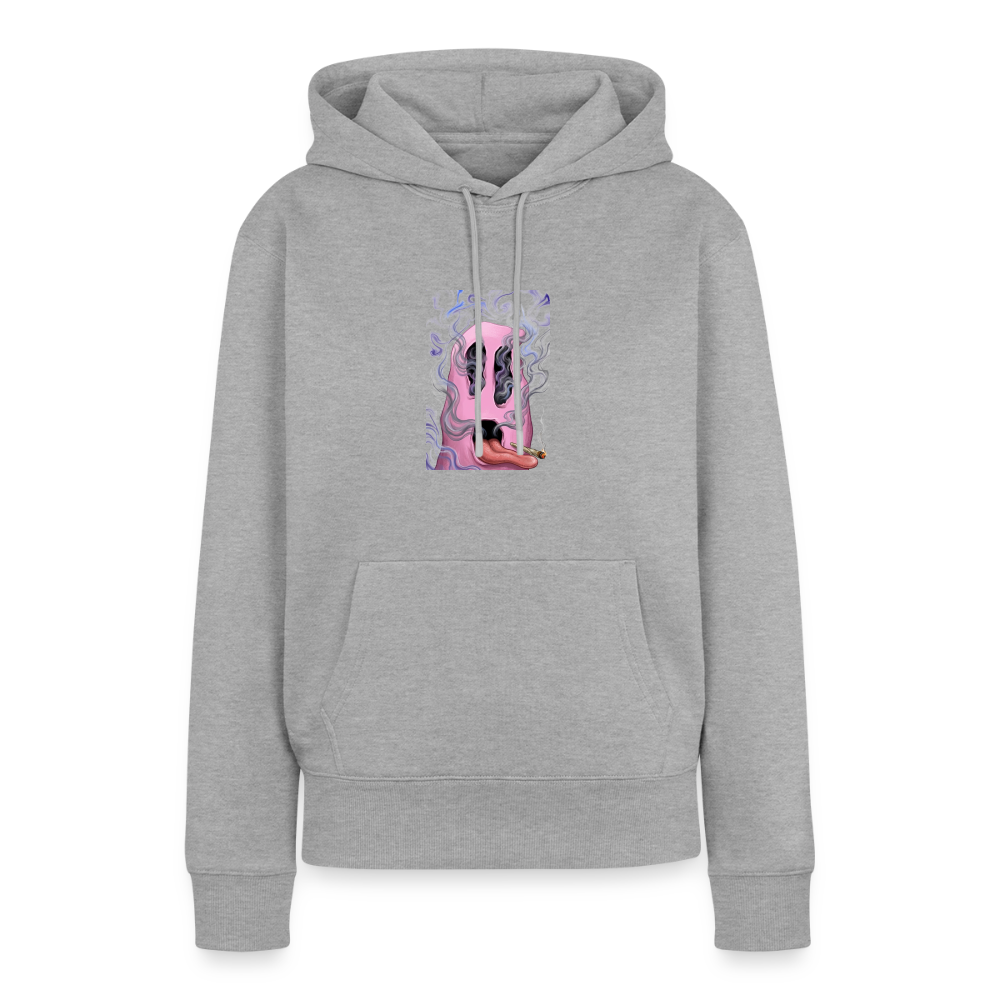 Ghostface Frauen Premium Hoodie - Grau meliert