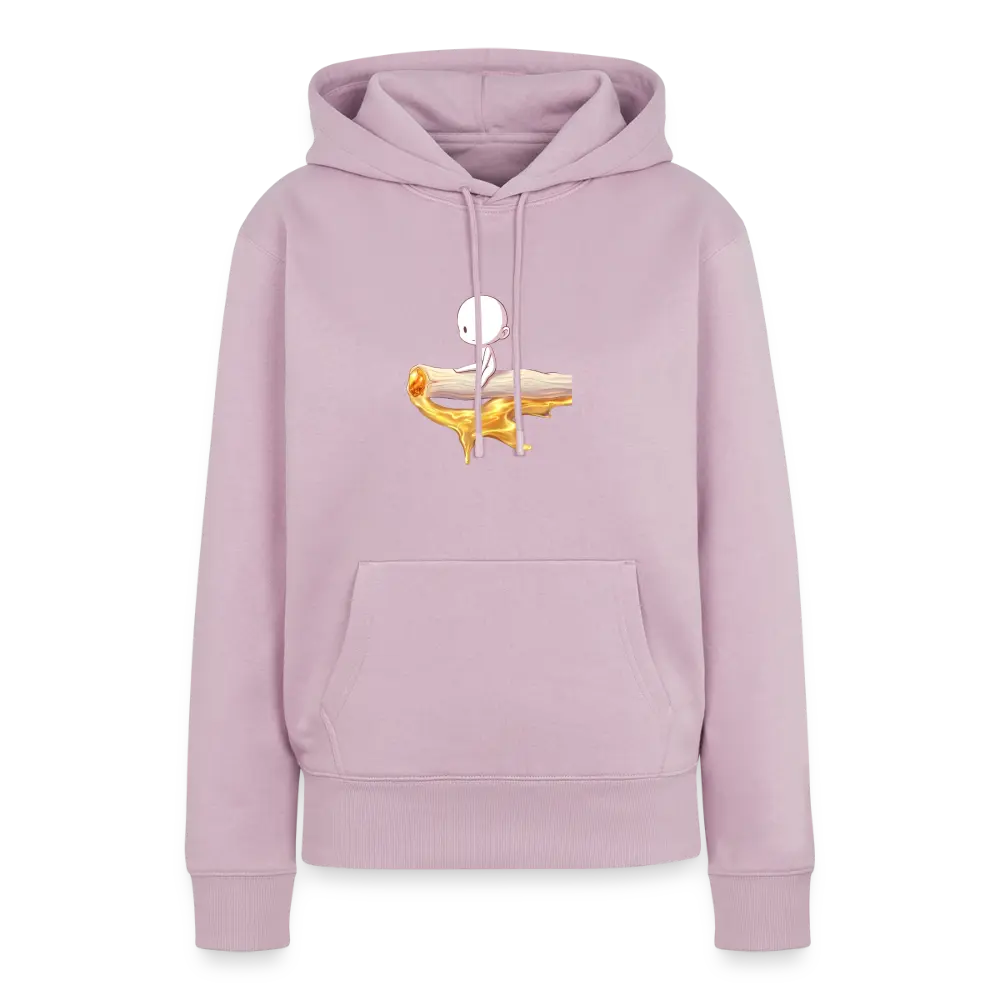 Chillin on a Joint Frauen Bio Hoodie - Altrosa