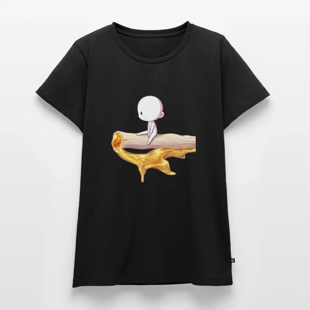 Chillin on a Joint Frauen Bio T-Shirt - Schwarz