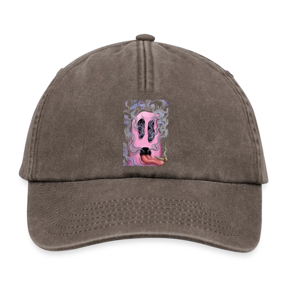 Ghostface Relaxed Vintage Cap - Vintage Braun