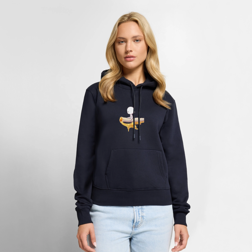 Chillin on a Joint Frauen Bio Hoodie - Navy
