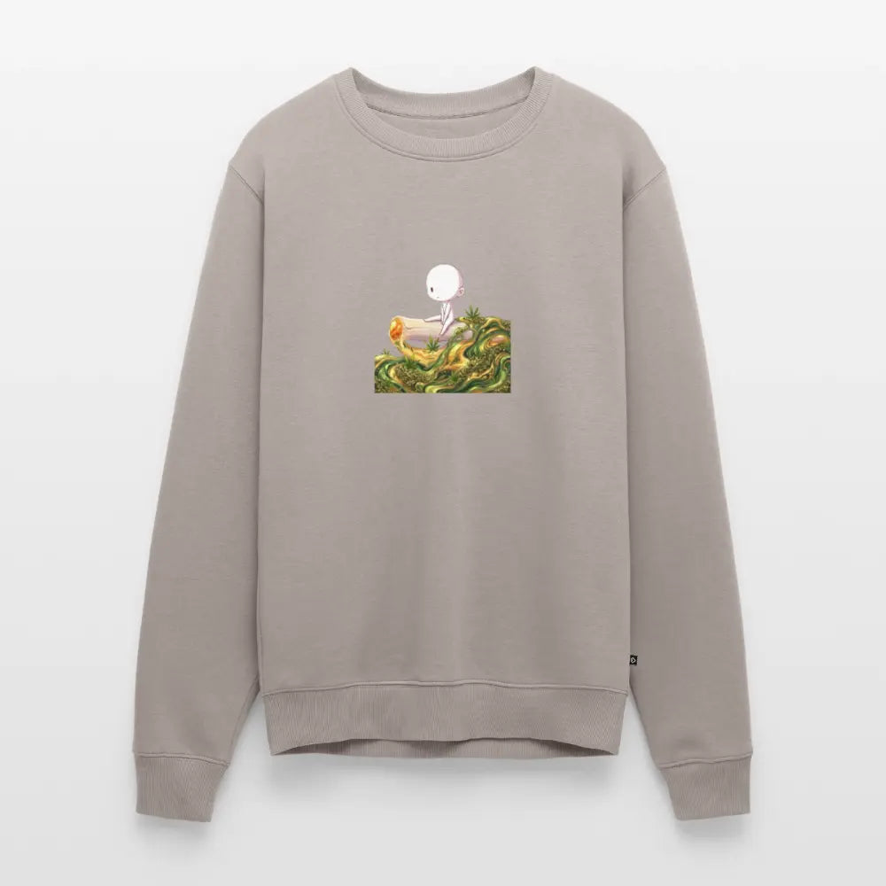 Chillin on a Joint Männer Bio Sweatshirt - Taupe