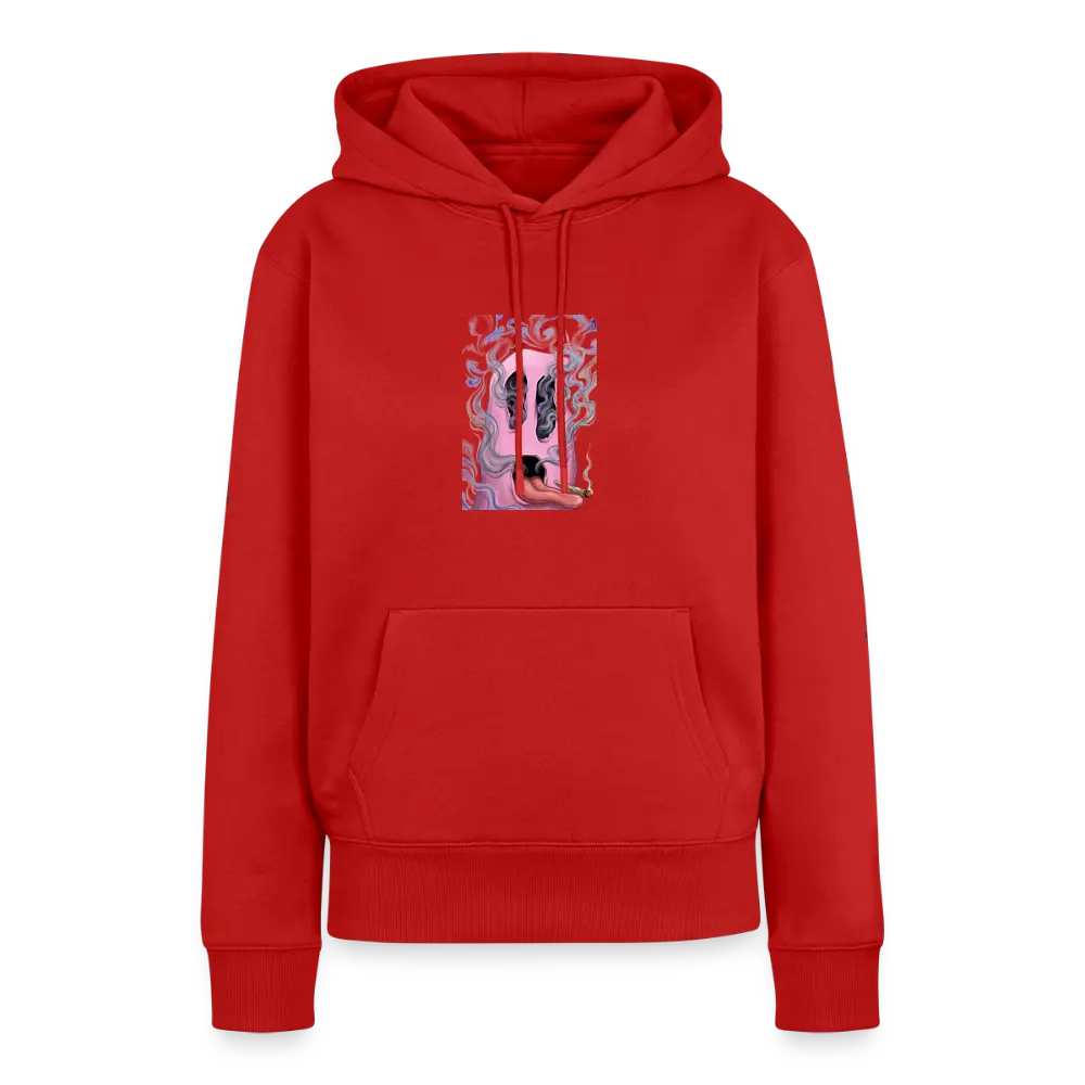 Ghostface Frauen Premium Hoodie - Rot