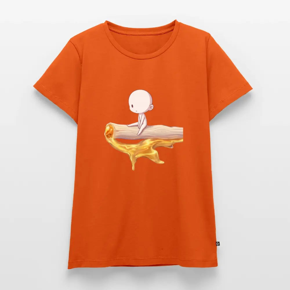 Chillin on a Joint Frauen Bio T-Shirt - Orange 