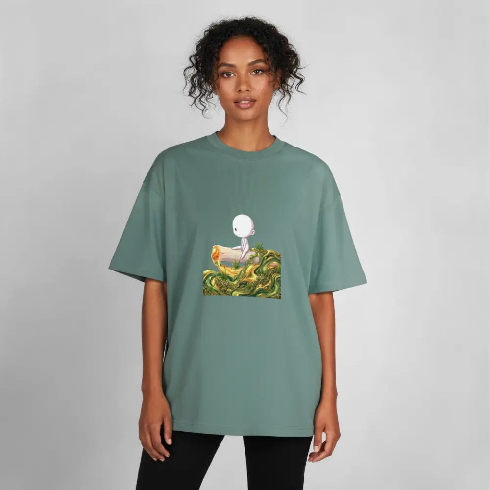 Chillin on a Joint Heavyweight BioT-Shirt - Grüner Bucht