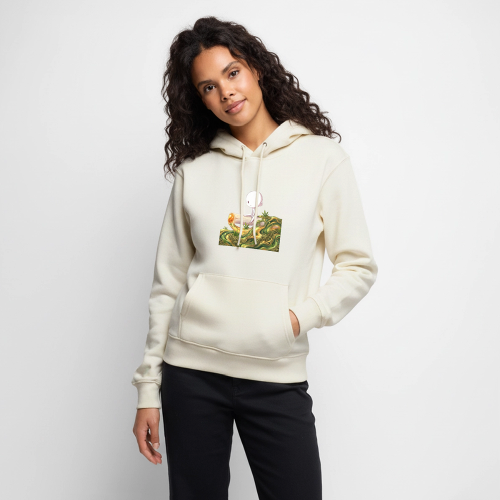 Chillin on a Joint Frauen Bio Hoodie - Naturweiß