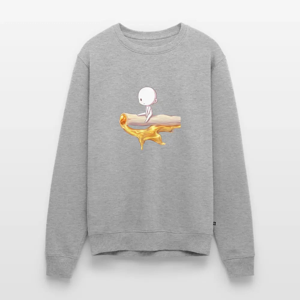 Chillin on a joint Sweatshirt - Grau meliert