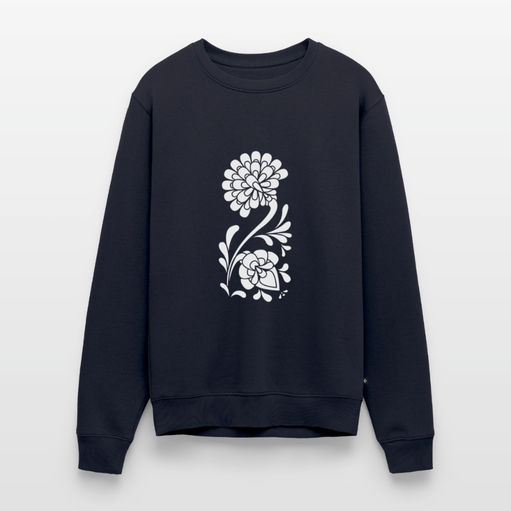 Shodō Flowers Premium Pullover - Navy