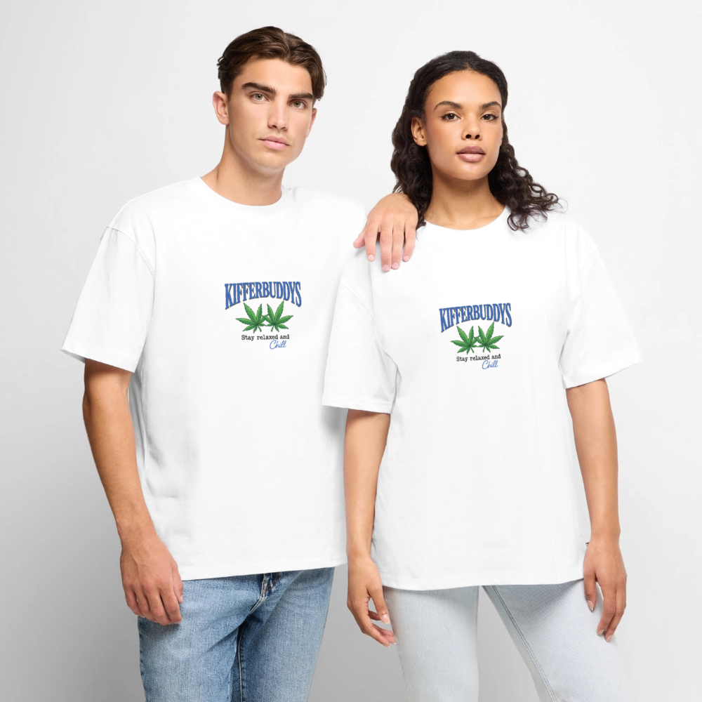 Stay relaxed Unisex Premium Oversized Bio T-Shirt - Weiß