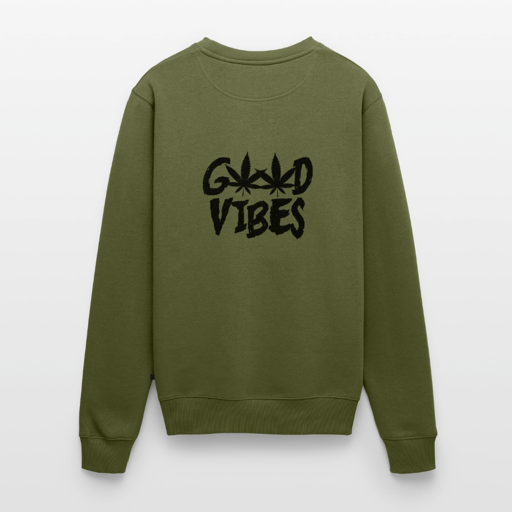 Unisex Bio Gemütlicher Premium Pullover - Khaki