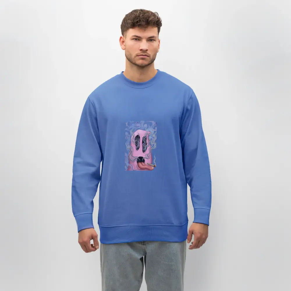 Ghostface Unisex Bio-Sweatshirt - Blau