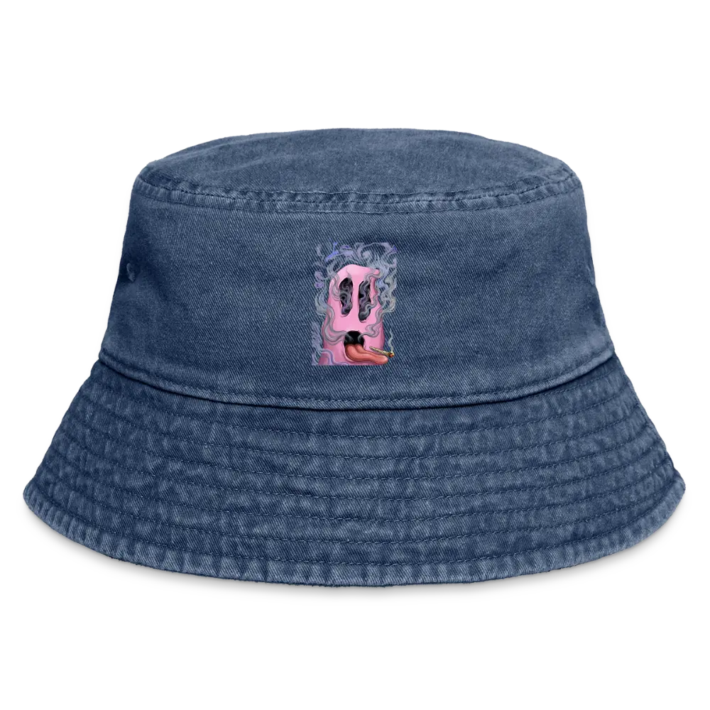 Chillin on a Joint Vintage Bucket Hat - Vintage Denim