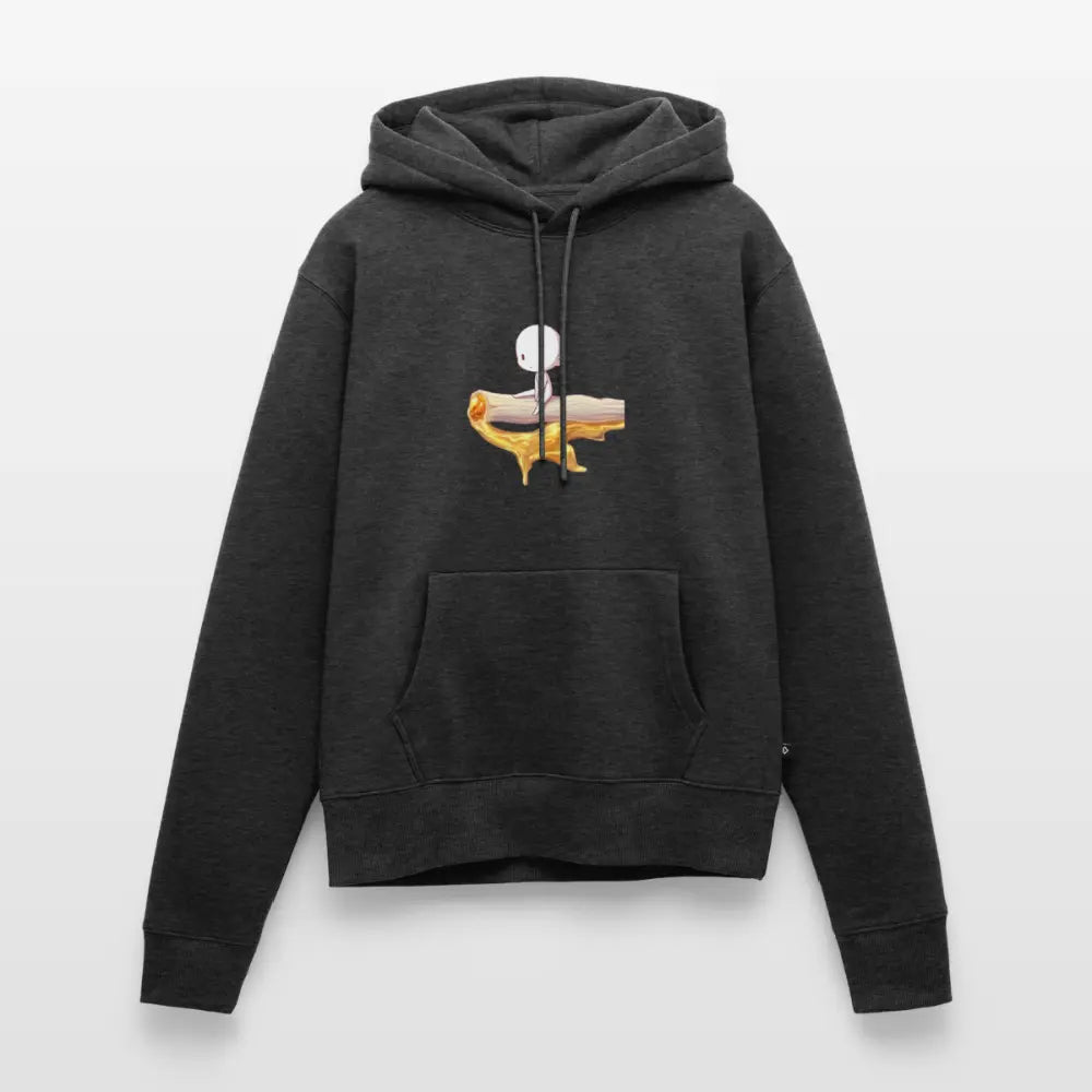 Chillin on a Joint Frauen Bio Hoodie - Anthrazit meliert