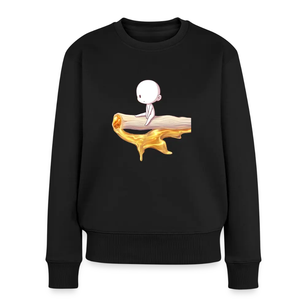 Chillin on a Joint Frauen Sweatshirt - Schwarz