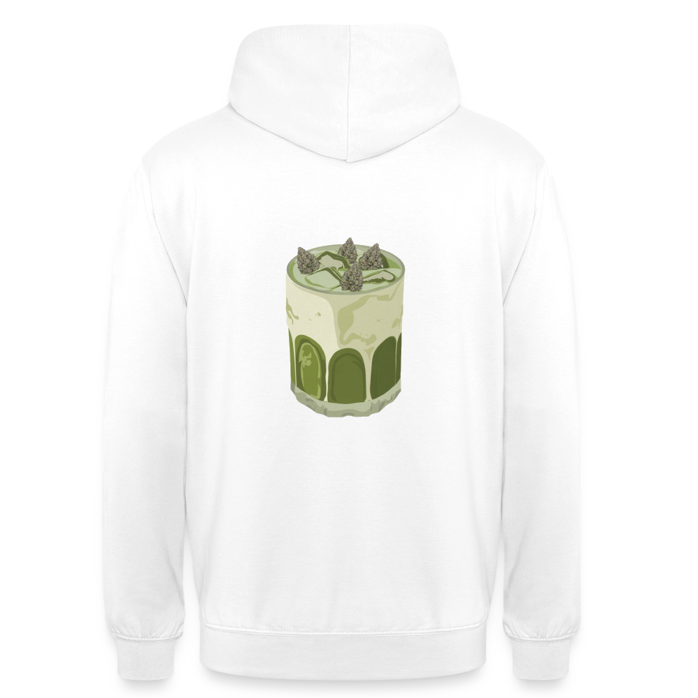 Matcha Unisex Hoodie - Weiß
