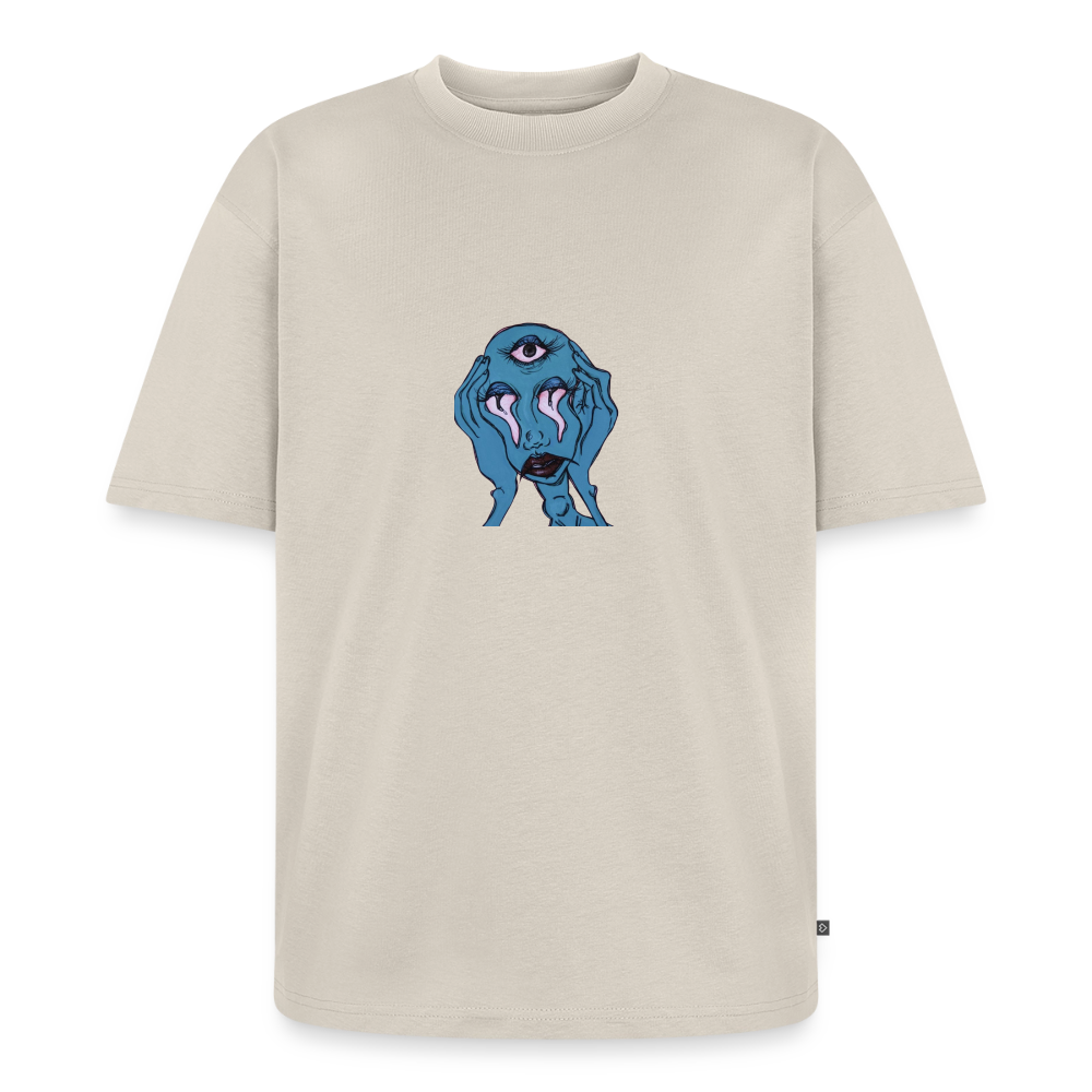 Der Fluch Unisex Premium Oversized Bio T-Shirt - Beige