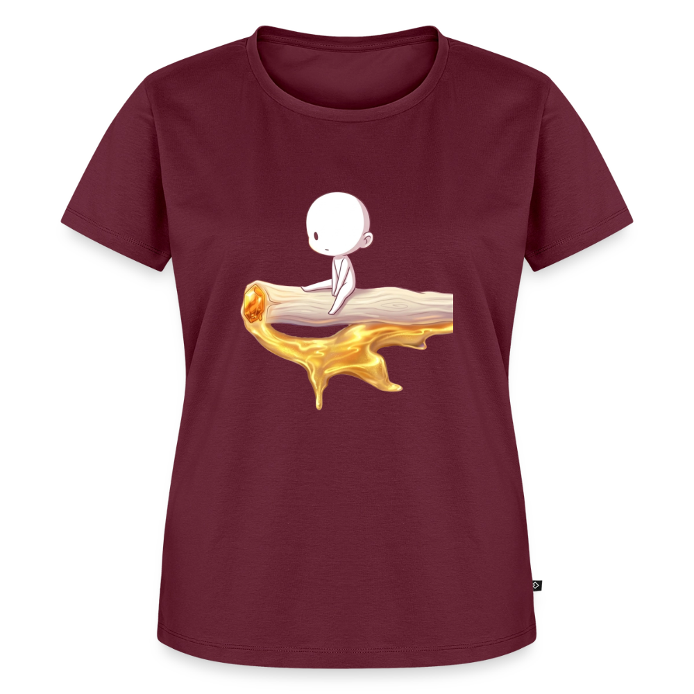 Chillin on a Joint Frauen Bio T-Shirt - Burgunderrot