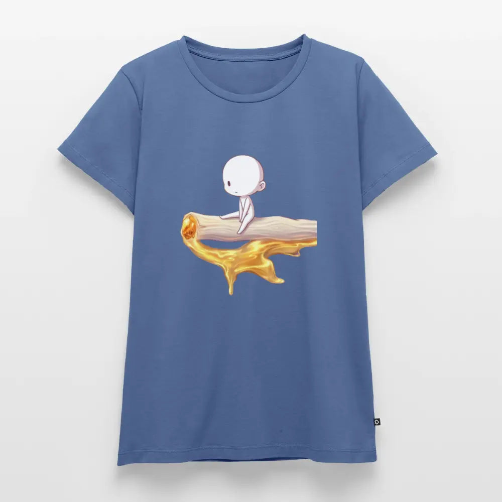 Chillin on a Joint Frauen Bio T-Shirt - Taubenblau