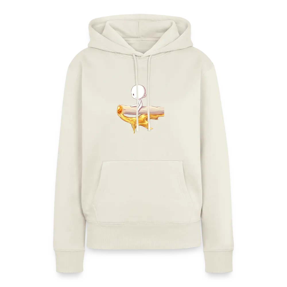Chillin on a Joint Frauen Bio Hoodie - Naturweiß
