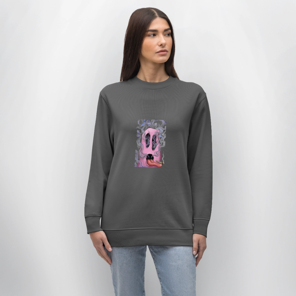 Ghostface Unisex Bio-Sweatshirt - Anthrazit
