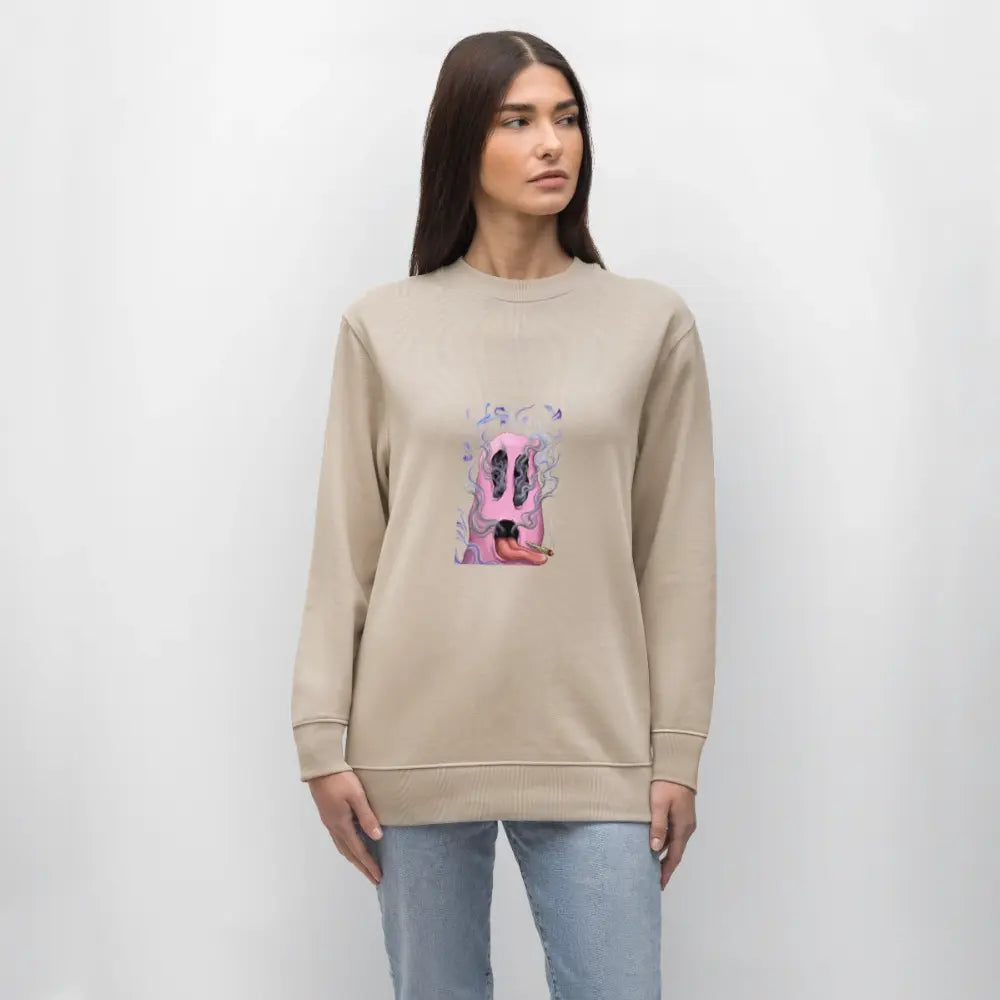 Ghostface Unisex Bio-Sweatshirt - Beige