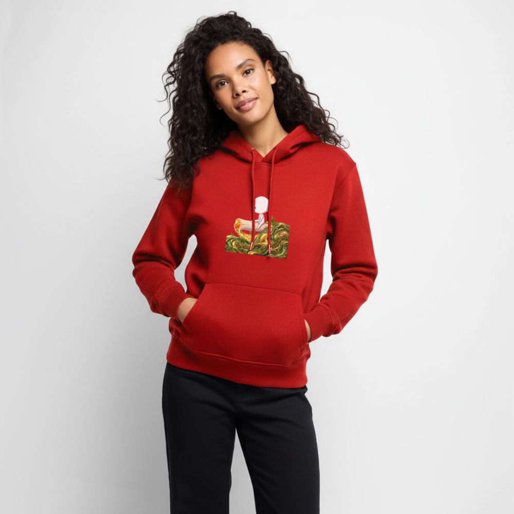 Chillin on a Joint Frauen Bio Hoodie - Rot