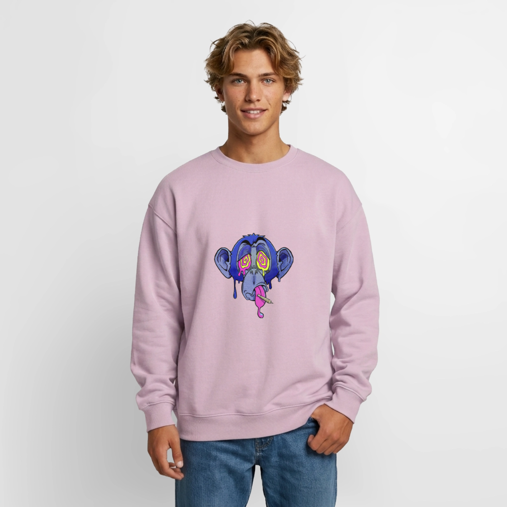 Monkey Oversized Heavyweight Unisex Sweatshirt - Altrosa