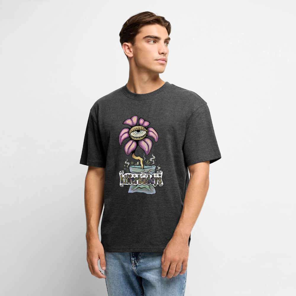 Unisex Premium Oversized Bio T-Shirt - Anthrazit meliert