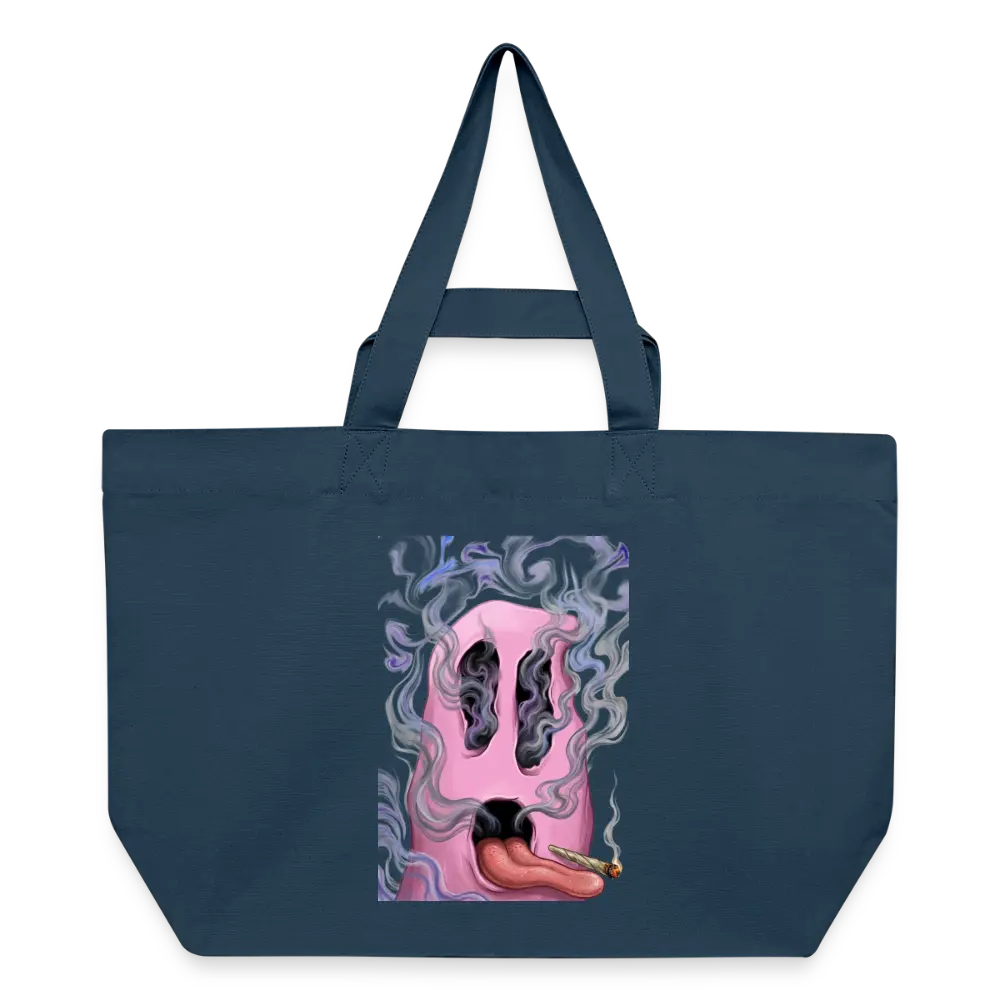 Ghostface Recycelte Shopping Bag - Tiefes Teal 