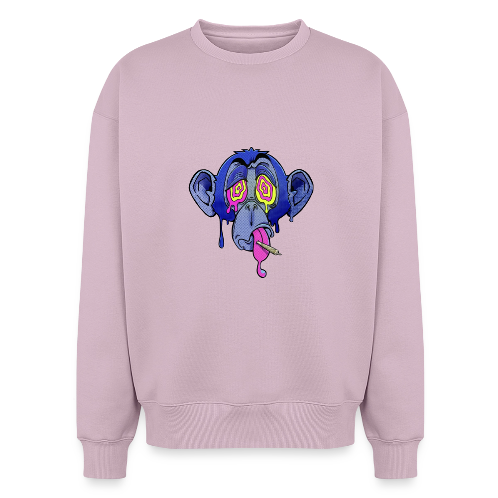 Monkey Oversized Heavyweight Unisex Sweatshirt - Altrosa