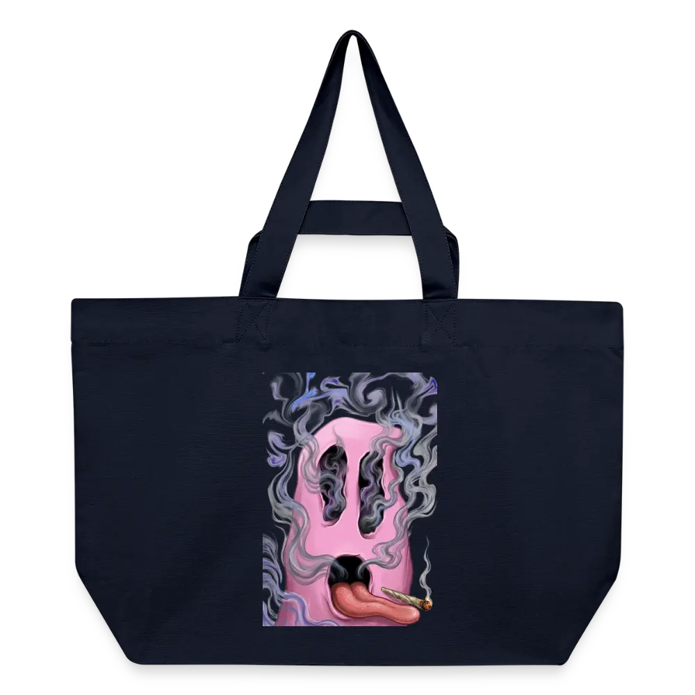 Ghostface Recycelte Shopping Bag - Navy